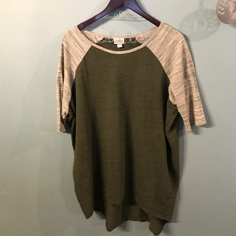 LuLaRoe green shirt